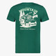 Heren T-shirt met backprint groen