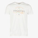 Heren T-shirt met tekstopdruk wit