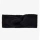 Dames teddy hoofdband zwart