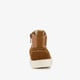 Leren jongens veterboots cognac bruin
