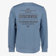 Heren sweater blauw