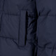 Gewatteerde heren jas blauw