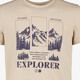 Heren T-shirt beige