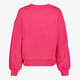 Dames sweater met blauwe tekstopdruk roze