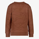 Jongens sweater met dino bruin