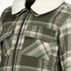 Geruite jongens shacket met teddy kraag
