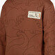 Jongens sweater met dino bruin