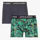Jack & Jones heren boxershorts met blaadjesprint 2-pack