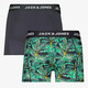 Heren boxershorts met blaadjesprint 2-pack