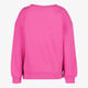 Meisjes sweater met tekst en panterkop roze
