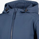 Kinder softshell jas blauw
