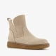 Hush Puppies gevoerde suede dames boots beige
