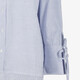 Gestreepte dames blouse strass steentjes blauw