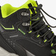 Hoge jongens wandelschoenen cat. A B zwart groen