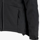 Gewatteerde kinder softshell jas zwart