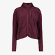 Dames outdoor fleece vest bordeaux