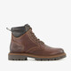 Leren heren veterboots bruin