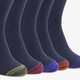 5 paar herensokken blauw