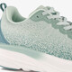 Dames hardloopschoenen groen blauw