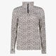 Mountain Peak dames skipully met rits luipaardprint