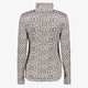 Dames skipully met rits luipaardprint