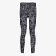 AOP dames sportlegging met panterprint zwart