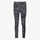 AOP dames sportlegging met panterprint zwart