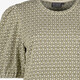 Dames shirt met pofmouwen groen