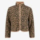 Meisjes outdoor fleece vest met panterprint