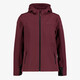 Kinder softshell jas bordeauxrood