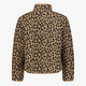 Meisjes outdoor fleece vest met panterprint