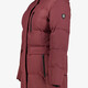 Gewatteerde dames outdoor jas rood