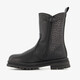 Meisjes Chelsea boots met croco dessin zwart