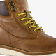 Gevoerde leren jongens veterboots cognac