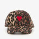 Meisjes pet met panterprint en hartje
