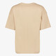 Oversized dames T-shirt beige