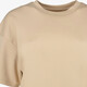 Oversized dames T-shirt beige