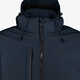 Gewatteerde heren softshell jas blauw