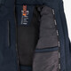 Gewatteerde heren softshell jas blauw