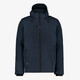 Gewatteerde heren softshell jas blauw