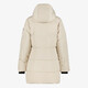 Gewatteerde dames outdoor jas beige