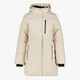 Gewatteerde dames outdoor jas beige