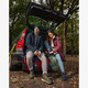 Dames outdoor teddy vest ecru