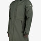 Lange gevoerde dames softshell jas groen