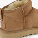 Ultra Mini suede dames laarsjes cognac