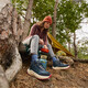 Hoge dames wandelschoenen blauw cat. A B