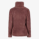 Furry dames fleece vest roze