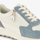 Dames sneakers blauw wit