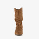 Dames slouchy laarzen cognac