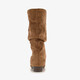Dames slouchy laarzen cognac
